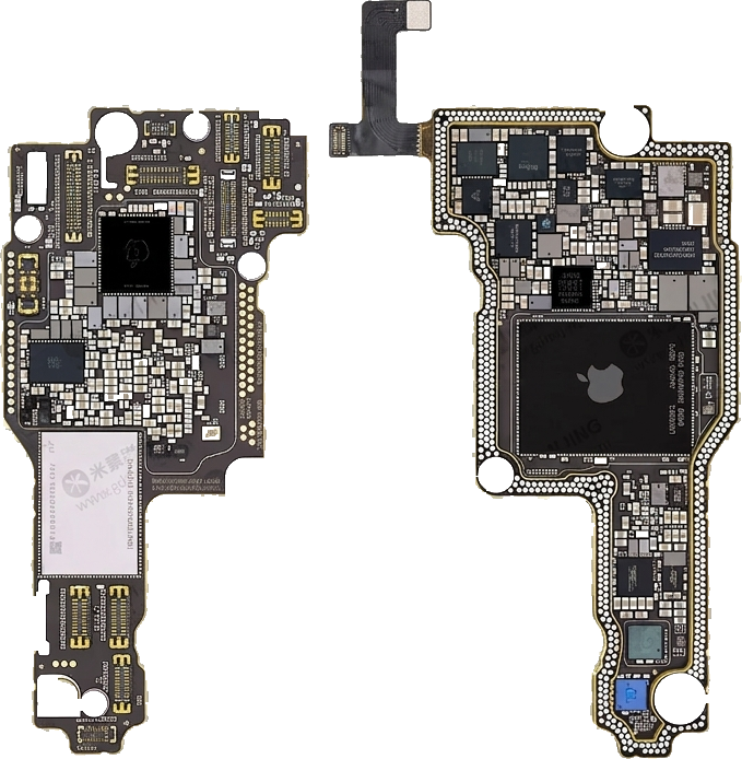 Carte mère iPhone réparée en micro soudure par RepairExpress à Cergy